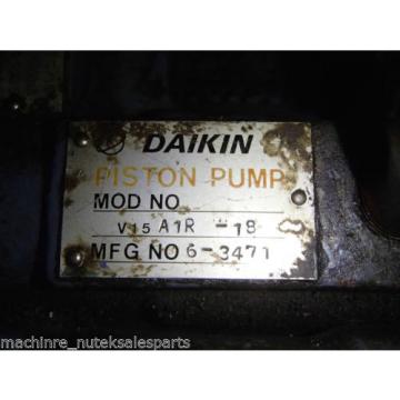 Daikin Piston Pump V15A1R-18 Motor MP15A  V15A1R18
