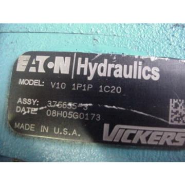 Origin Genuine Vickers V10 Vane hydraulic pump 375655-3 V101P1P1C20