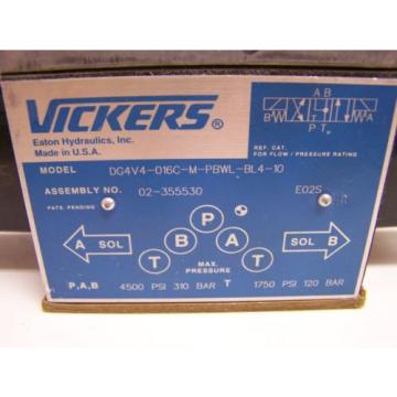 Vickers Hydraulic Directional Control Solenoid Valve DG4V4-016C-M-PBWL-BL4-10