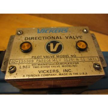 Vickers PA5DG4 S4LW 012N H 61, Hydraulic Directional Pilot Valve Coils 24VDC