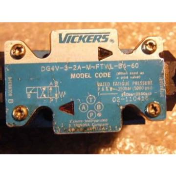 Vickers DGV432AMFTWLB660 Hydraulic Valve DGV4