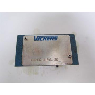 Vickers DGMDC-3-PYL-20 SystemStak Hydraulic Direct Check Valve