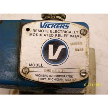 VICKERS REMOTE ELECTRICALLY MODULATED RELIEF VALVE CGE02321 , CGE 02 3 21