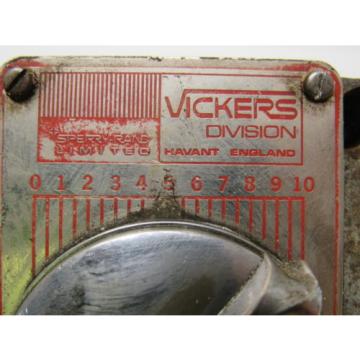 Vickers FG 02 750 11 UG Hydraulic Flow Control Valve