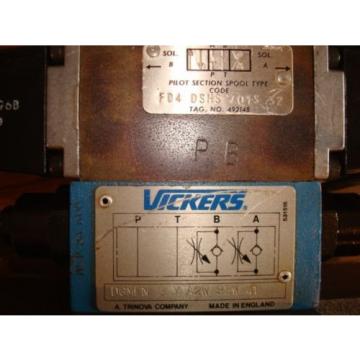 VICKERS HYDRAULIC PUMP CONTROL VALVE FD4 ASHS CO6M 63 AE39