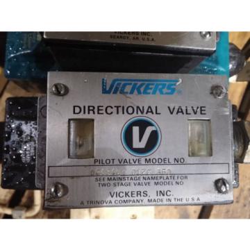 Vickers DG4S4LW-012C-360 Hydraulic w/ Pilot Valves - 2 stage OTH019