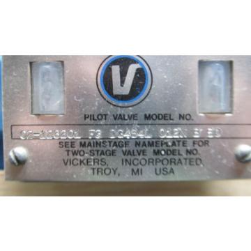 VICKERS DG4S4L 012N B 50 TWO STAGE HYDRAULIC VALVE