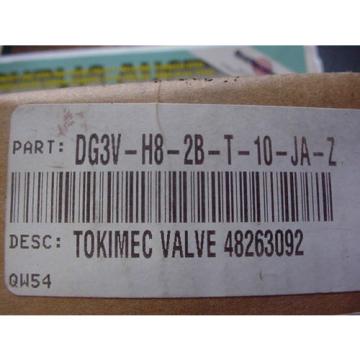 VICKERS TOKIMEC HYDRAULIC VALVE DG3V H8 2B T 10 JA Z Origin IN BOX 48263092