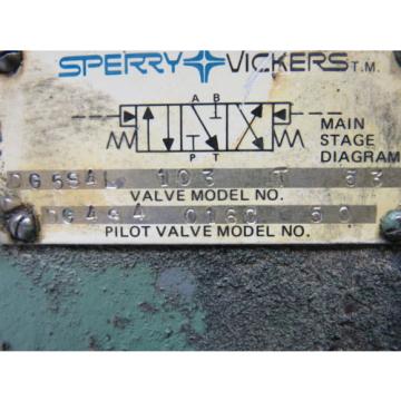 Sperry Vickers DG5S4L 103 T 53 Hydraulic Directional Control Valve