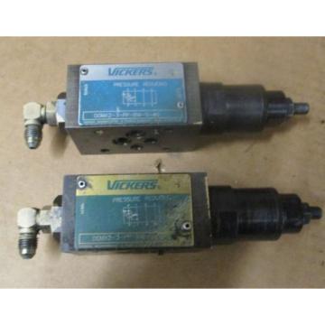 Lot of 2 VICKERS DGMX2-3-PP-CW-S-40 HYDRAULIC PRESSURE REDUCING VALVE