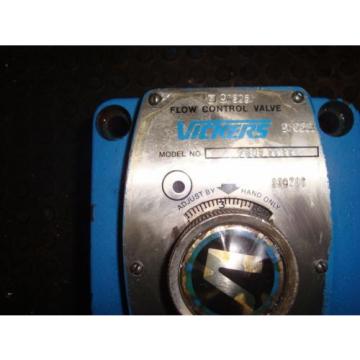 VICKERS/ EATON FG 03 28 22 HYDRAULIC FLOW CONTROL VALVE FREE SHIPPING