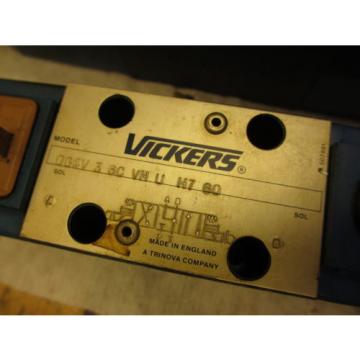 Vickers DG4V 3 6C VM U H7 60 Hydraulic Valve w/ 507848 24VDC Coil DG4V36CVMUH760