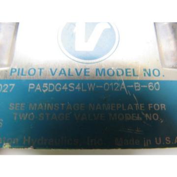Vickers 880027 PA5DG4S4-LW-012A-B-60 Hydraulic Directional Control Valve