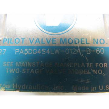 Vickers 880027 PA5DG4S4-LW-012A-B-60 Hydraulic Directional Control Valve