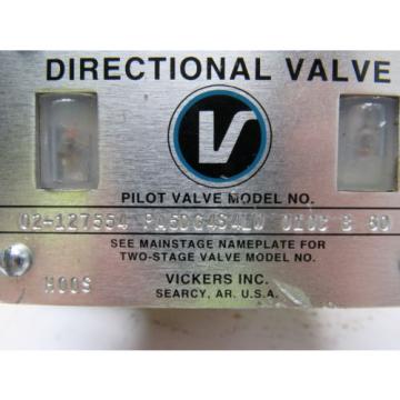 Vickers 02-127554  PA5DG4S4-LW-010C-B-60 Hydraulic Directional Control Valve