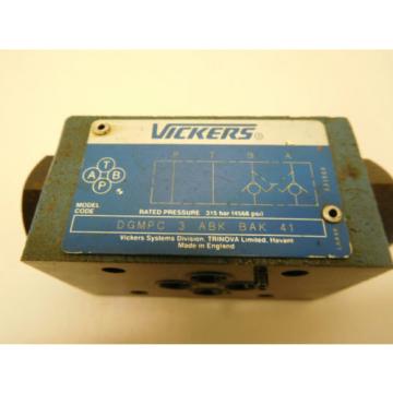 Vickers DGMPC-3-ABK-BAK-41 Hydraulic Flow Control Valve
