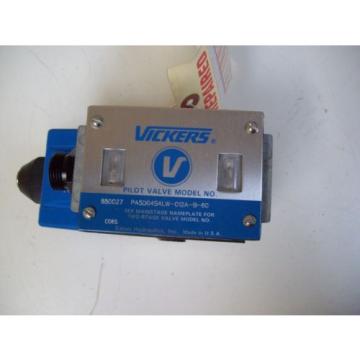 VICKERS PA5DG4S4LW-012A-B-60 120V PILOT 2 STAGE DIRECTIONAL VALVE - FREE SHIP