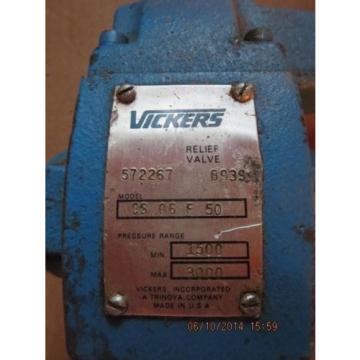 Vickers Relief Valve CS 06 F 50 572267