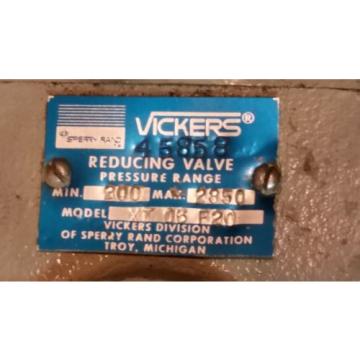 VICKERS REDUCING VALVE XT 06 F20