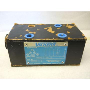 VICKERS DGMPC-5-ABK-30 SYSTEM STACK CHECK VALVE P/N 867339 Origin CONDITION NO BOX