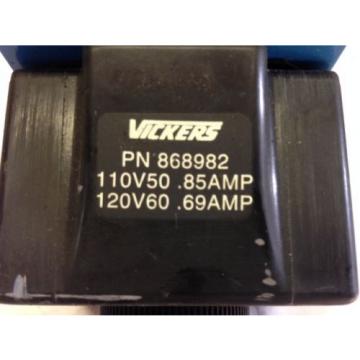 VICKERS Pilot Valve DG4S4 016B B60 with Vickers Coil 868982
