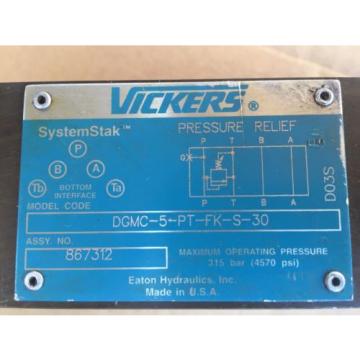 Vickers SystemStak Valve DGMC-5-PT-FK-S-30 4570 PSI