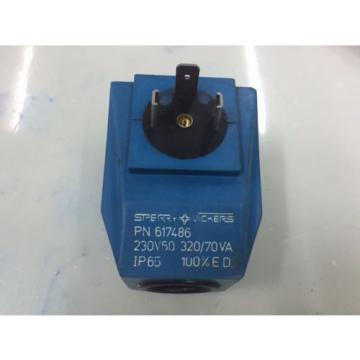 SPERRY VICKERS PN 617486 SOLENOID COIL 230V 60HZ for Hydraulic Valves