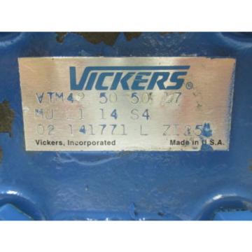 Vickers VTM42-50-50-17 Hydraulic Pump Assy Power Steering Bus Truck Transit