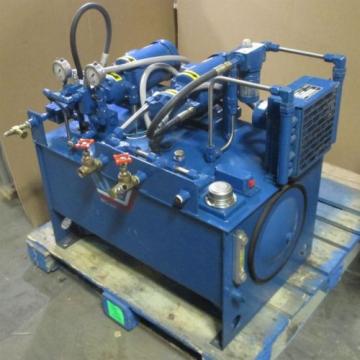 RWE Vickers Delta Power A23 Dual 1/2 HP Baldor Motor Hydraulic Power Unit Used