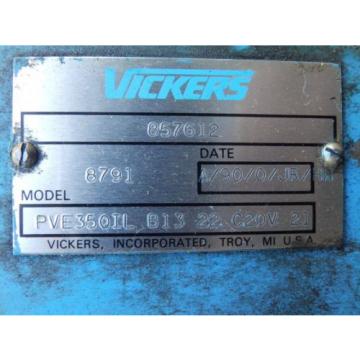 Vickers Hydraulic Pump PVE35QIL-B13-22-C20V-21 Make Offer