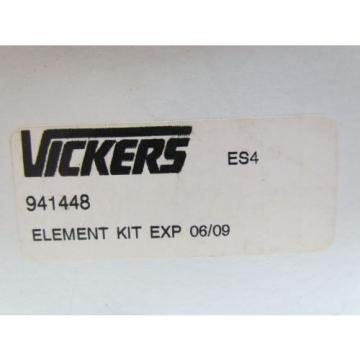 Vickers 941448 Hydraulic Filter Element Kit NIB