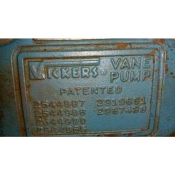 Vickers Hydraulic Vane Pump Motor 26V017A 1C20