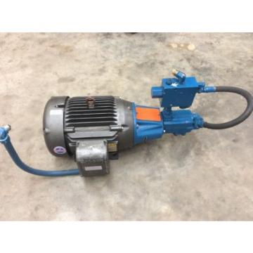 Vickers Hydraulic Pump 2520V21A11 F60 1AA20 282 With Baldor 25 HP Motor 230/460V