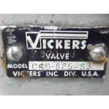VICKERS C5G825S3 HYDRAULIC CHECK VALVE USED