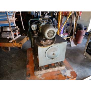 Vickers Hydraulic Power Source / Vickers Pump Model #: PVB10-FRSY-C-11 3 Hp