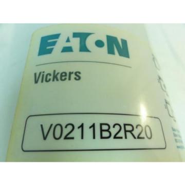 169188 Old-Stock, Eaton V0211B2R20 Vickers Hydraulic Filter, 20 Micron, 60 GPM