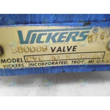 VICKERS CVC40WS210 HYDRAULIC CARTRIDGE VALVE Origin NO BOX