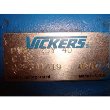 Origin VICKERS PVB5RSY40  C 12 HYDRAULIC VALVE   CN430