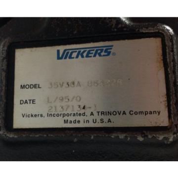 VICKERS   HYDRAULIC PUMP   35V30A 86A22R