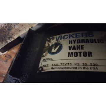Vickers Hydraulic Vane Motor MHT 150  75/75 N1  30  S20