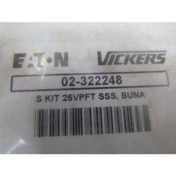 Eaton Vickers 02-322248 25VPFT Hydraulic vain pump seal kit