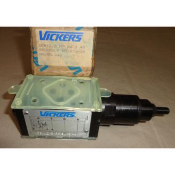 Vickers DGMX2 3 PP BW S 40 Hydraulic Pressure Reducing Valve DGMX23PPBWS40 Origin