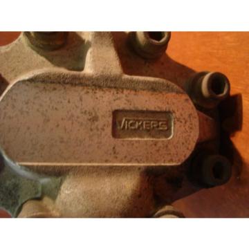 Vickers hydraulic motor pump