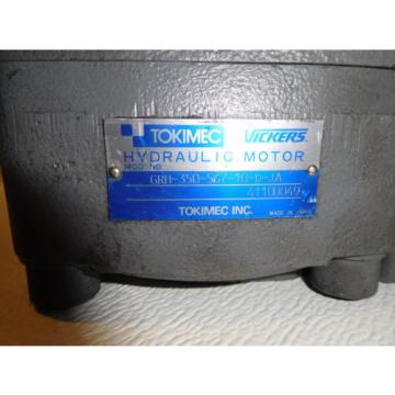 Tokimel/Vickers GRH-350-5G7-10-D-JA Hydraulic Motor 350 CM3/Rev Displacement