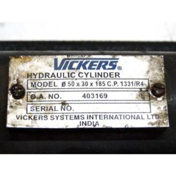 VICKERS HYDRAULIC CYLINDER MODEL 50 X 30 X 185 CP 1331/R4