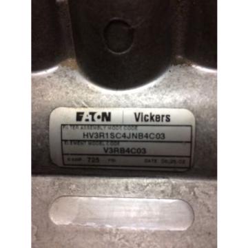 Lot Of 3 Eaton Vickers HV3R1SC4JNB4C03 FILTER ASSEMBLY 750 PSI Element V3RB4C03