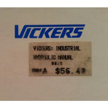 Used Vickers  Industrial Hydraulics Manual  5th  Printing
