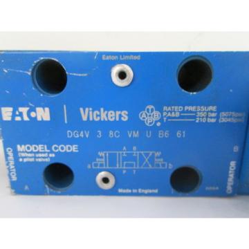 EATON VICKERS DG4V 3 8C VM U B6 61 HYDRAULIC DIRECTIONAL CONTROL VALVE
