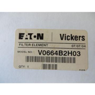 EATON VICKERS oem FILTER ELEMENT LOT  #V0664B2H03 Origin