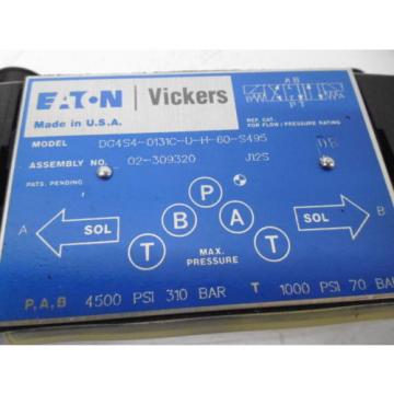 VICKERS DG4S4-0131C-U-H-60-S495 HYDRAULIC VALVE Origin NO BOX
